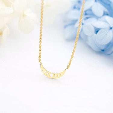Phases of the Moon Stainless Steel Necklace-Your Soul Place